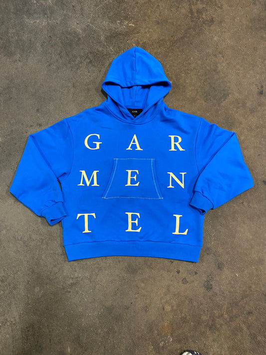 Oversized Blue Gar Hoodie